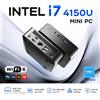 xia man Xiaman NUOVO Mini PC Intel Windows 11 I7 Intel I7 4510U Intel Core I3 6100U Mini Computer 16GB RAM 512GB 1TB SSD PC Desktop con Display a 3 Schermi Wifi 6 BT5.2 Mini PC