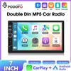 podofo Autoradio Podofo 2 Din con Schermo Touch da 7'', Carplay Cablato, Android Auto Universale, Lettore Multimediale 2Din, Bluetooth, Radio FM
