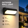 NONE 2 lampade da parete moderne a LED per esterni, impermeabili IP65, 220V, cablate, applique da parete per esterni, illuminazione antiruggine per uso interno ed esterno, per villa, giardino, balcone,