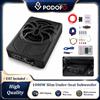 Podofo Subwoofer Sottosedile Slim da 10 Pollici 1000W per Auto e Camion con Kit Amplificatore, Altoparlante Potente con Bassi Profondi, Attrezzatura per Upgrade Audio Veicolare con Cavo Amplificatore