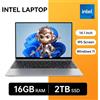 LenO Laptop Ultra Sottile 14.1" 16GB RAM 2TB SSD Intel N3700 Windows 11 Pro Notebook da Gaming Display 1920*1080 Computer per Ufficio e Studio