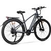 HedaTX Nuova HEDA TX1 Bicicletta Elettrica da Città per Adulti 48V16AH MTB Elettrica da 29 Pollici con Motore Posteriore, Batteria Rimovibile 48V 16Ah, 7 Velocità, Sospensione Anteriore, Display LCD, Doppio