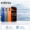 Infinix Smartphone Infinix Note 60 Pro 5G, Display Amoled da 6,78" 1.5K 144Hz, Snapdragon 7S Gen4, Batteria da 6000mAh con Ricarica Rapida 90W + Ricarica Wireless Qi 30W, Fotocamera OIS da 50Mp, NFC, IR