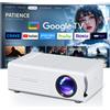 NONE Proiettore Portatile Mini Q1 1920*1080P con Altoparlante Integrato, Riduzione del Rumore, Interfacce Multiple, Connessione Cablata per Telefono, Proiettore Video per Casa, Esterni e Campeggio
