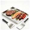 NONE Set di piastre per grigliare in acciaio inossidabile da 2/3 pezzi con spatole per griglia, utensili da cucina Teppanyaki, piastre universali per barbecue, per cucinare bistecche, hamburger, frutti di