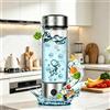 NONE Bottiglia d'Acqua Ricca di Idrogeno con Tecnologia SPE PEM per Separazione Idrogeno-Ossigeno, Generatore di Idrogeno Portatile Super Antiossidante ORP per Salute e Fitness
