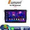 NONE Autoradio Android a doppio DIN per veicoli Volkswagen, compatibile con Volkswagen Passat B5/B7/B6, Golf, Touran, Polo, Tiguan e Jetta - lettore multimediale con supporto CarPlay, GPS e slot 4G.