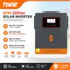 PowMr Inverter Solare PowMr 6KW 220VAC Senza Batteria Onda Sinusoidale Pura Doppio MPPT Supporta 6750W 500V PV Inverter Off-Grid On-Grid per Sistema Solare Domestico