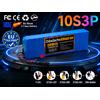 Batteria al Litio 36V 100Ah 10S3P 18650 con BMS Integrato, Batteria da 500W per Modifica Bici Elettrica Pieghevole FIIDO D1 D2 D2S D4S e Scooter Elettrico
