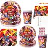 Hasbro Set di Decorazioni per Festa di Compleanno: Piatti, Bicchieri, Tovaglia, Set di Stoviglie, Adesivi, Sacchetto Regalo, Articoli per Feste a Tema Giochi, Baby Shower