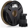 ELEGOO Filamento in Fibra di Carbonio PETG-CF ELEGOO 1.75 mm Multicolore 1KG Rigido e Resistente all'Usura per Stampa 3D Compatibile con la Maggior Parte delle Stampanti FDM