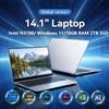 LenO Nuovo Laptop Ultra LENO 14.1" con Intel N3700, Notebook da Gaming con Display 1920*1080, Computer per Ufficio e Studio, PC Windows 11 Pro, 16GB/32GB DDR4