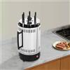 NONE Griglia Rotante Elettrica Verticale da 1000W in Acciaio Inox, Macchina per Grigliare Rotante 400-500 ℃ /752-932 ℉ Con 6* Spiedini