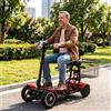 REQT Monopattino Elettrico 2026 Nuovo Modello EU per Anziani, 500W 36V 15.6AH, Velocità Massima 25 km/h