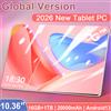 NONE Tablet con processore a 14 core, schermo da 10,36 pollici, Android 13 2026, batteria a lunga durata da 20000mAh, memoria 16GB+1TB, WiFi 5G globale, doppia fotocamera da 16MP+32MP.