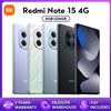 XIAOMI Versione Globale Xiaomi Redmi Note 15 Smartphone 4G MTK Helio G100-Ultra Display 6.77" 120Hz 108MP Batteria 6000mAh NFC Impermeabile IP64