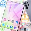 Tablet Android 13 Nuovo 12GB+512GB Globale 10.36 pollici 16mp+32mp 20000mah 5G Dual SIM HD