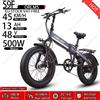 ORLMS Bicicletta Elettrica Pieghevole ORLMS S9F, Mountain Bike Elettrica con Batteria al Litio 48V13AH, Sospensione Completa, Velocità Massima 45 km/h, E-bike con Pneumatici Fat da 20*4.0 pollici per Ogni
