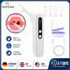 Hailicare Dispositivo elettrico per la rimozione dei cisti amigdalari con luce LED e base sterilizzante UV, aspirazione a 3 livelli, ricaricabile, per l'alito cattivo e l'igiene orale.