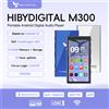 HiBy Digital M300 Lettore Musicale Android 13 HiFi Bluetooth WiFi 32GB DSD256 PCM768 Radio Web Doppio Microfono Altoparlante 29 ore Uscita 3.5mm