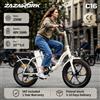 ZAZAWORK C16 Bicicletta Elettrica Pieghevole con Pneumatici Fat da 20×3.0 Pollici, Batteria Rimovibile 48V 16Ah, Motore 250W, Cambio Shimano a 7 Velocità, Autonomia Fino a 100km, Cruise Control,