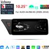 Ucyazy Autoradio Android 14 da 10.25'' con Snapdragon 665, Carplay Wireless per Audi A4 B8 A5 2009-2017, GPS, Navigazione, Stereo, WIFI, Schermo Multimediale
