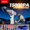 szuk Aspirapolvere Wireless per Auto SZUK 15000PA, Potente Aspiratore Portatile per Auto e Casa, Mini Aspirapolvere Potente
