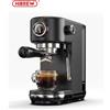 HiBREW Macchina per caffè espresso semi-automatica HiBREW 20Bar con temperatura regolabile, fredda/calda, super sottile, per cappuccino, modello H10B nero