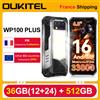 OUKITEL Smartphone robusto OUKITEL WP100 Plus, eSIM Chip 36 GB (12+24) + 512 GB, schermo 6,8" 120Hz, lanterna da campeggio, batteria 33000mAh, ricarica rapida 66W, fotocamere 64MP+20MP+2MP, Android 16, NFC,