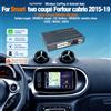 AUTOTOP Decoder Wireless Apple CarPlay Android Auto per Smart 453 Fortwo C453 Coupe A453 Cabrio Forfour W453 EQ BRABUS 2016-2019 Interfaccia Retrofit Schermo Originale JBL AirPlay MirrorLink Bluetooth