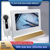 vilnason Analizzatore digitale per cuoio capelluto con schermo LCD da 10 pollici, microscopio per analisi dei follicoli piliferi e della pelle, ingrandimento 50/200X