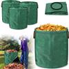 NONE 2/3 Pezzi di Sacchi per Foglie Cadute, Sacchi per Rifiuti da Giardino di Grande Capacità 272L, Raccoglitore di Foglie da Giardino Riutilizzabile con Manici, Sacco per Foglie Resistente per la Pulizia
