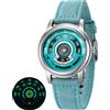 BERNY Orologi BERNY per Uomo e Donna, Super Luminosi, Cassa da 36mm, Quadrante Piccolo, Orologio Meccanico Automatico da Uomo, Orologio da Polso Casual con Vetro Zaffiro
