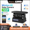podofo Telecamera Wireless WiFi Podofo a Energia Solare con Batteria, Visione Notturna a Infrarossi 720P, Magnetica, Impermeabile IP67, Grandangolare, per Camper/Camion/Rimorchio