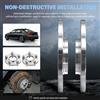 NONE Podofo 2 distanziali ruota mozzo centrico in alluminio 5x120 2x10mm con viti M12x1.5x50mm per BMW E36 E46 E90 E91 E92 E60 E61