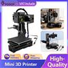 NONE Stampante 3D Podofo Mini, facile da usare, ideale come regalo per principianti, stampante 3D FDM per filamenti TPU e PLA, velocità di stampa 40mm/s, con ugelli da 1,75mm e 0,4mm, per uso domestico,