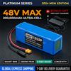 Spedizione Gratuita della Nuova Batteria al Litio 48V 200000mAh 20000W 13S3P XT60 48V 200Ah, Adatta per Biciclette Elettriche e Scooter da 54.6V