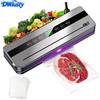 DWiusty Sigillatrice Sottovuoto Elettrica DWiusty per Alimenti Secchi/Umidi con Taglierina Integrata, Sigillatrice per Conservazione Alimenti in Cucina, Pulsante Touch, Sigillatrice Sottovuoto per Cucina