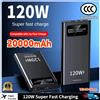 NONE IBAOVOICE Power Bank da 20000mAh, 120W, alta capacità, display digitale, ricarica super rapida, per iPhone, Huawei, Samsung, nuovo modello.
