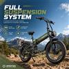 NONE Bici Elettrica APEFOX RH20 con Doppio Motore, Batteria 48V22.5AH, Freni Idraulici, Ruote Fat da 20 Pollici, Bici Elettrica MTB per Lunghe Percorrenze Urbane