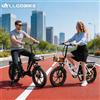 ALLGOBIKE AC20 Bici Elettrica Pieghevole da Pendolarismo 20"x3.0 Batteria 48V 20Ah Motore 250W 7 Velocità Autonomia Fino a 120km Pneumatici Fat Certificata CE