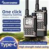 quansheng Walkie Talkie Quansheng UV-K1(8) Banda Aerea 50-600MHz, Banda Completa UHF VHF, Radio Amatoriale con Copia Frequenza Wireless, Ricarica Type-C