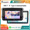 Podofo Radio Android CarPlay 7" 9" per VW Volkswagen Golf Passat Jetta MAGOTAN POLO BORA Skoda SEAT, Lettore Multimediale per Auto 2din, Navigazione GPS, WiFi, Tipo-C, Sistema Intelligente per Auto,