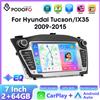 podofo Autoradio Podofo 2+64G per Hyundai Tucson/IX35 2009-2015, Lettore Multimediale con Carplay Wireless, Android Auto, GPS, Stereo, Wifi, RDS