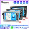 Podofo Autoradio Multimediale Wireless 7 Pollici con CarPlay e Android Auto, GPS per Opel Astra H J 2004, Vectra, Vauxhall Antara, Zafira, Corsa C D, Vivaro, Meriva, Veda