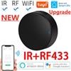 VIKEFON Telecomando Universale IR RF WiFi per Casa Intelligente Compatibile con Alexa Google Voice App Tuya AC TV Ventilatore Tende 433MHz