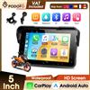 podofo Monitor per Moto Podofo da 5 Pollici, Lettore Smart Portatile, Wireless Carplay Android Auto, Impermeabile IP68, Schermo Grande ad Alta Definizione, Bluetooth, Regolazione della Luminosità e