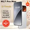 K-Touch NUOVO M17 Pro Max Telefoni Cellulari 7.3HD Smartphone Originale 5G Dual SIM Dual Standby Android 15 Cellulare Economico 7800mAh WIFI GPS Versione Globale Cellulari per Uomini e Donne