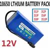DAWEIKALA Batterie ricaricabili Li-Ion 3S8P-3S10P 12V 24000-30000mAh 18650 + Caricabatterie con BMS per telecamera di videosorveglianza CCTV