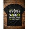 NONE T-Shirt Vasco Rossi Residency Show Roma 2027 Stadio Olimpico, Stampa Ritratti 50 Anni di Carriera Cantante Rock Italiano, Maglietta per Fan del Concerto
